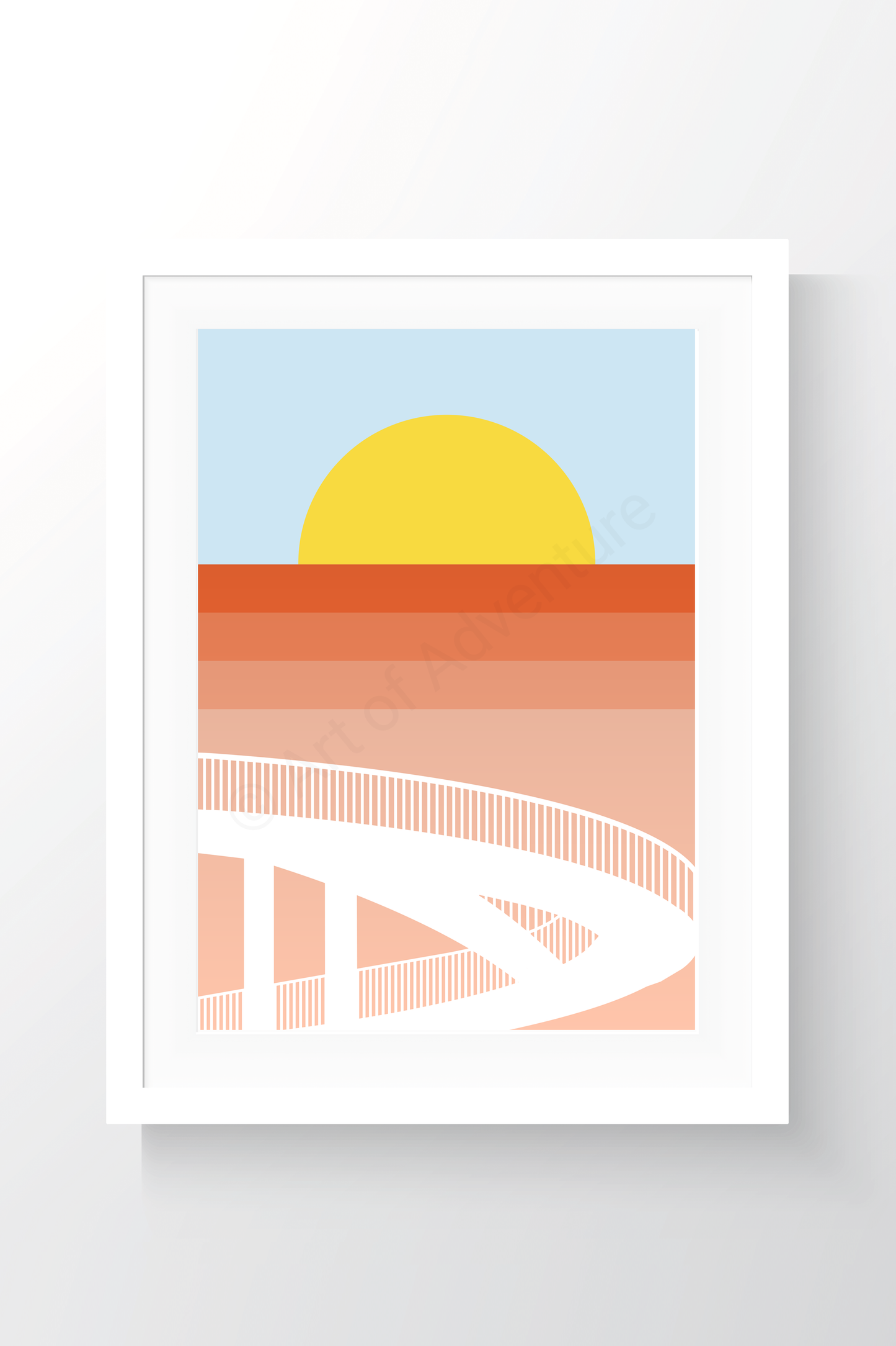 Abstract Gypsy Bridge – Thames Estuary