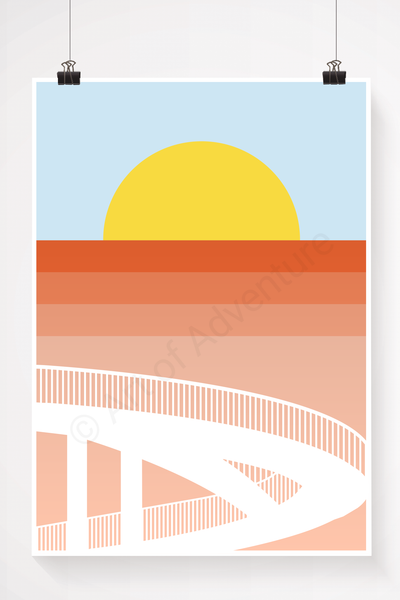 Abstract Gypsy Bridge – Thames Estuary