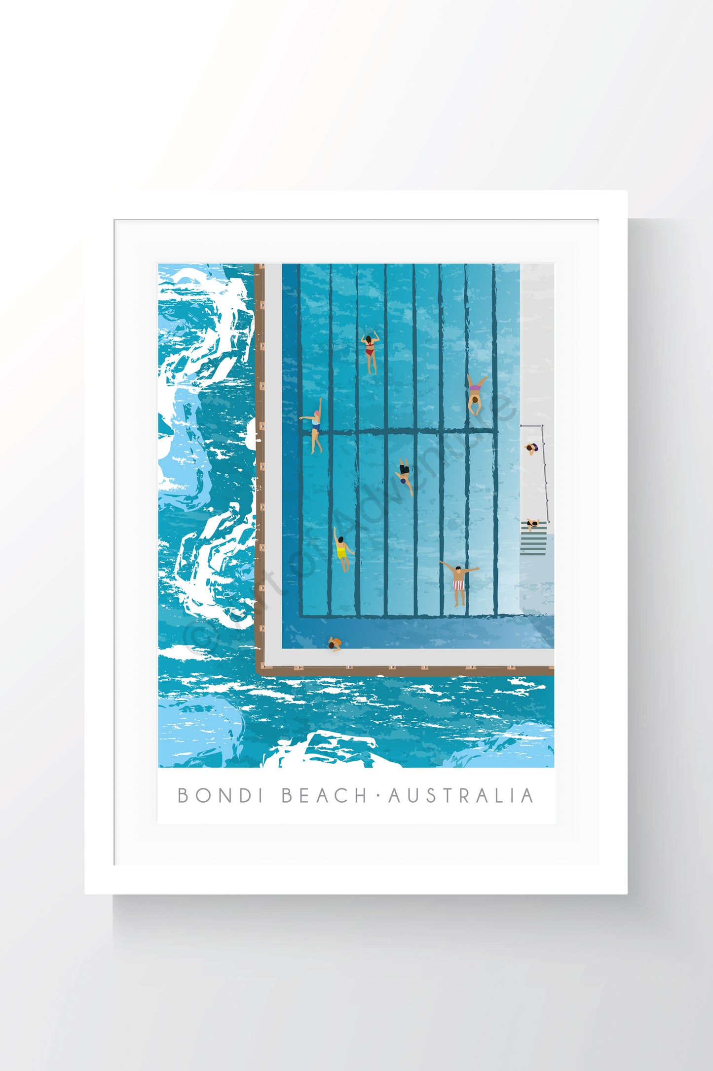 Aerial Bondi Beach – Australia