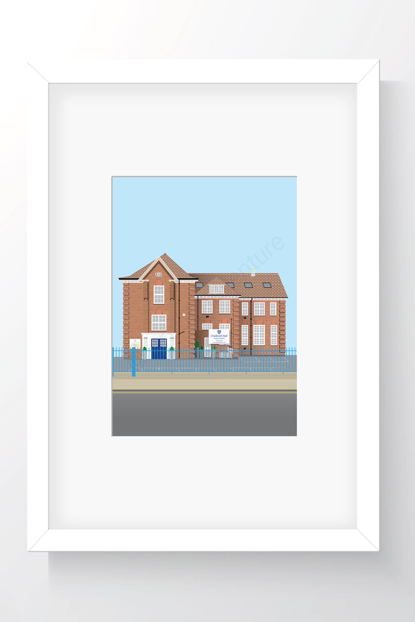 Chalkwell Hall Junior School Mini Print – Chalkwell