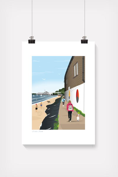 Cinder Path Mini Print – Leigh-on-Sea