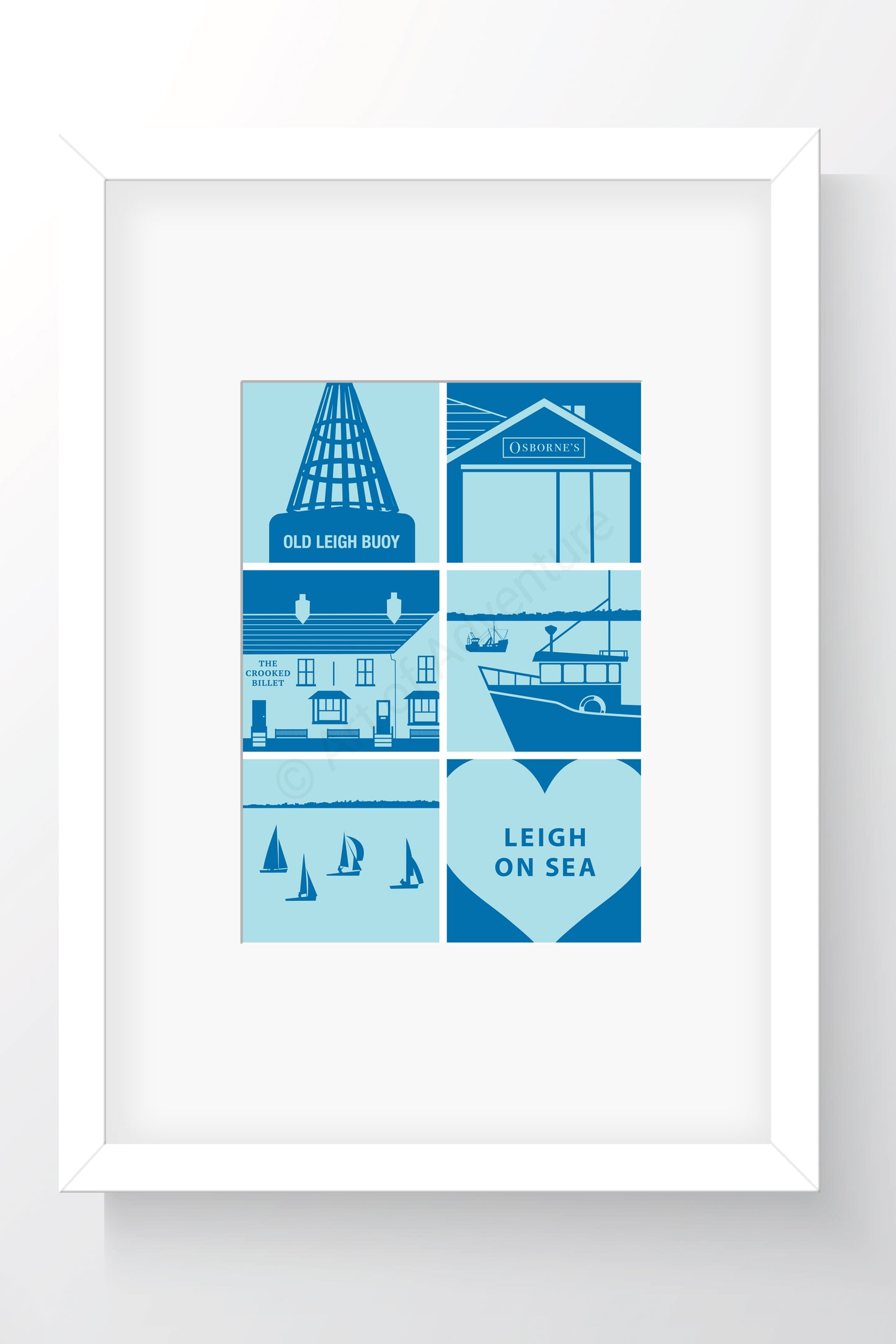 Silhouette Mini Print – Leigh-on-Sea