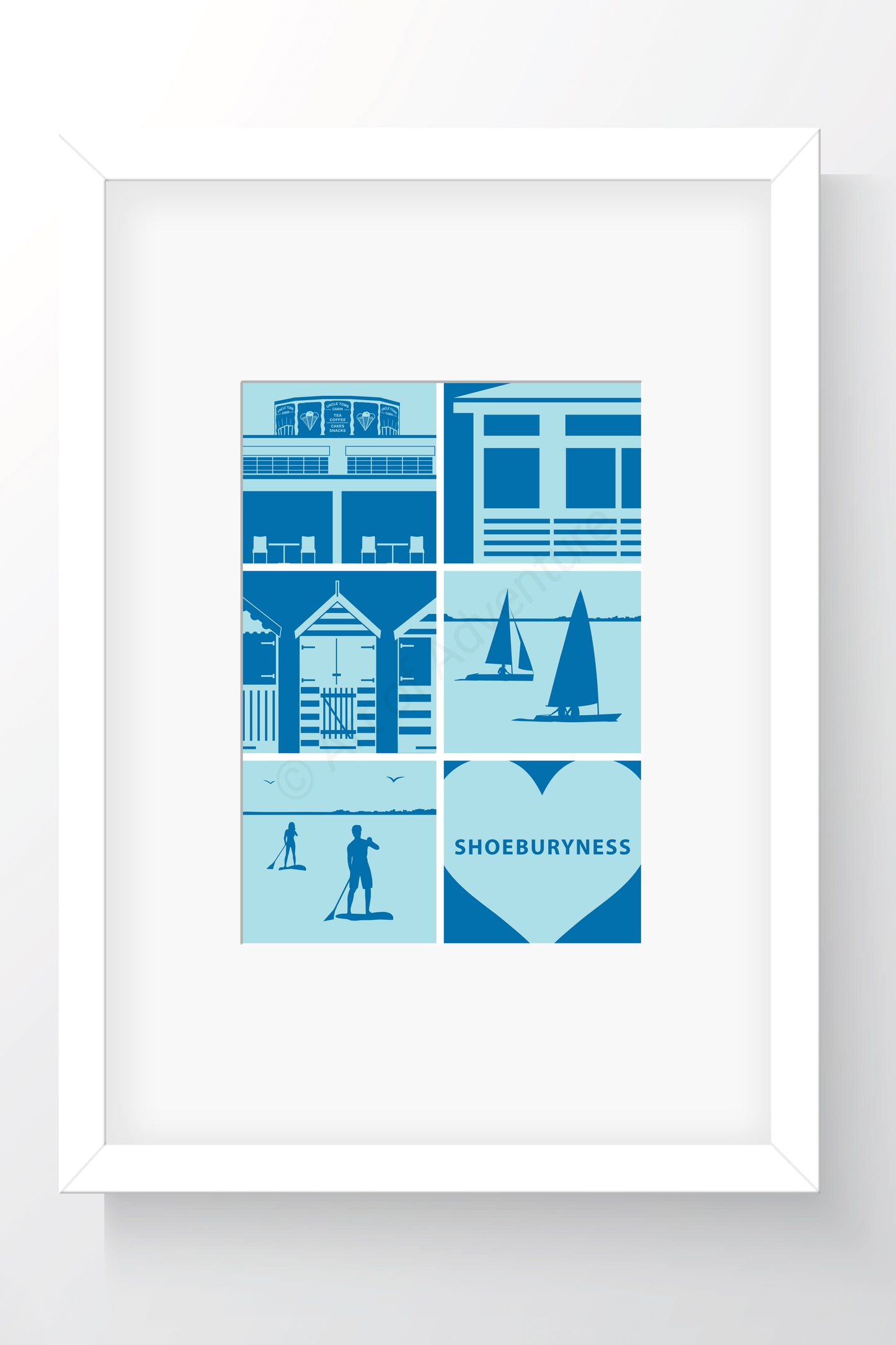 Silhouette Mini Print – Shoeburyness