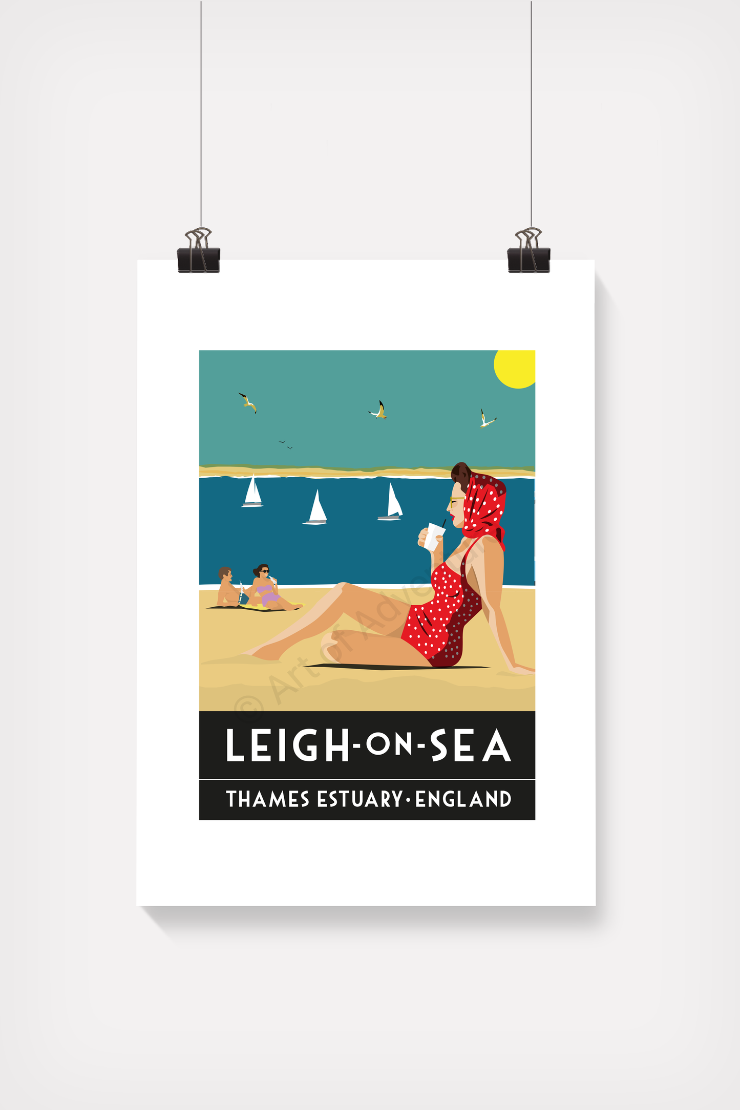 Vintage – Leigh-on-Sea Mini Print