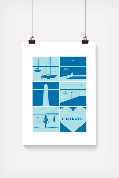 Silhoutte Mini Print – Chalkwell
