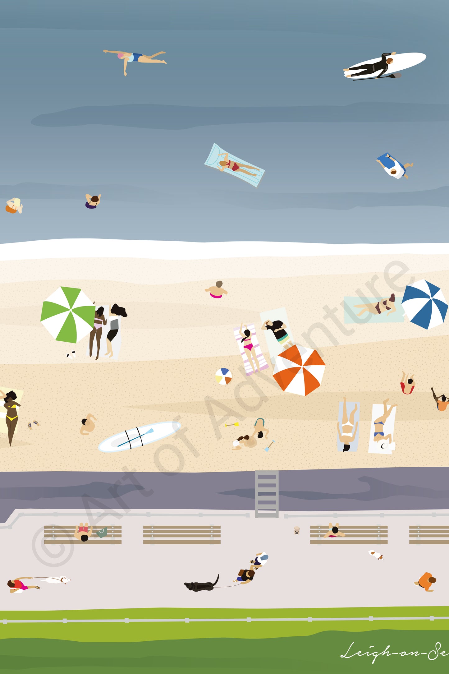 Aerial – Leigh-on-Sea Beach