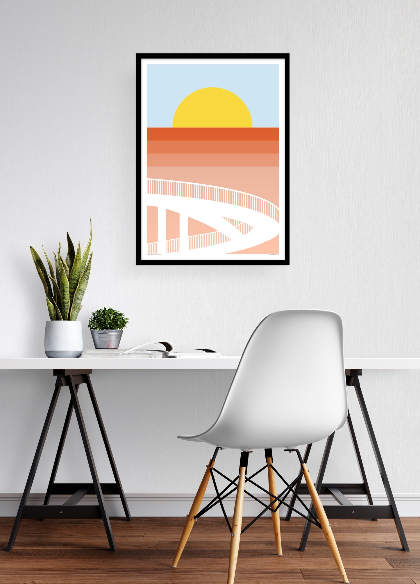 Abstract Gypsy Bridge – Thames Estuary