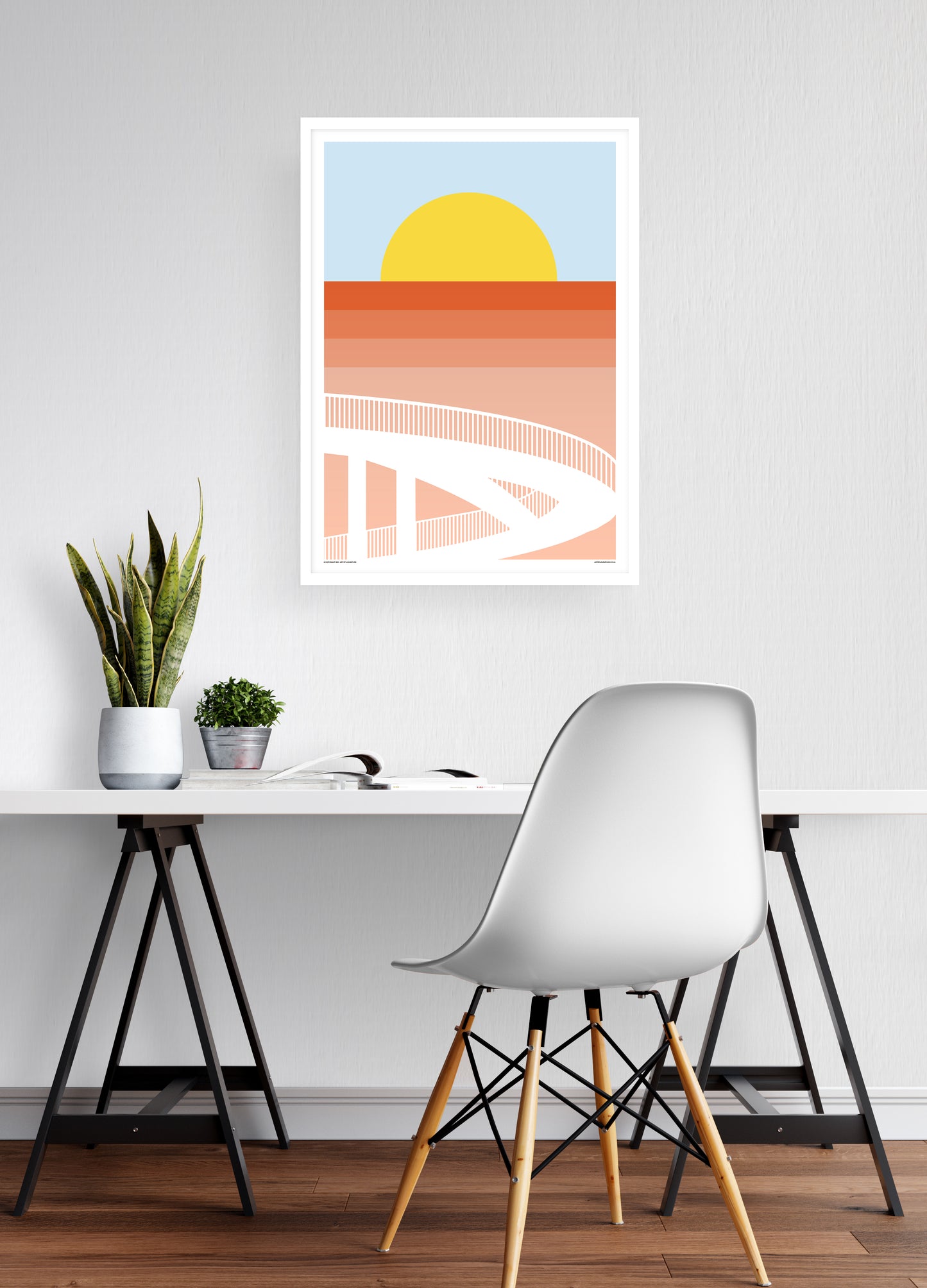 Abstract Gypsy Bridge – Thames Estuary