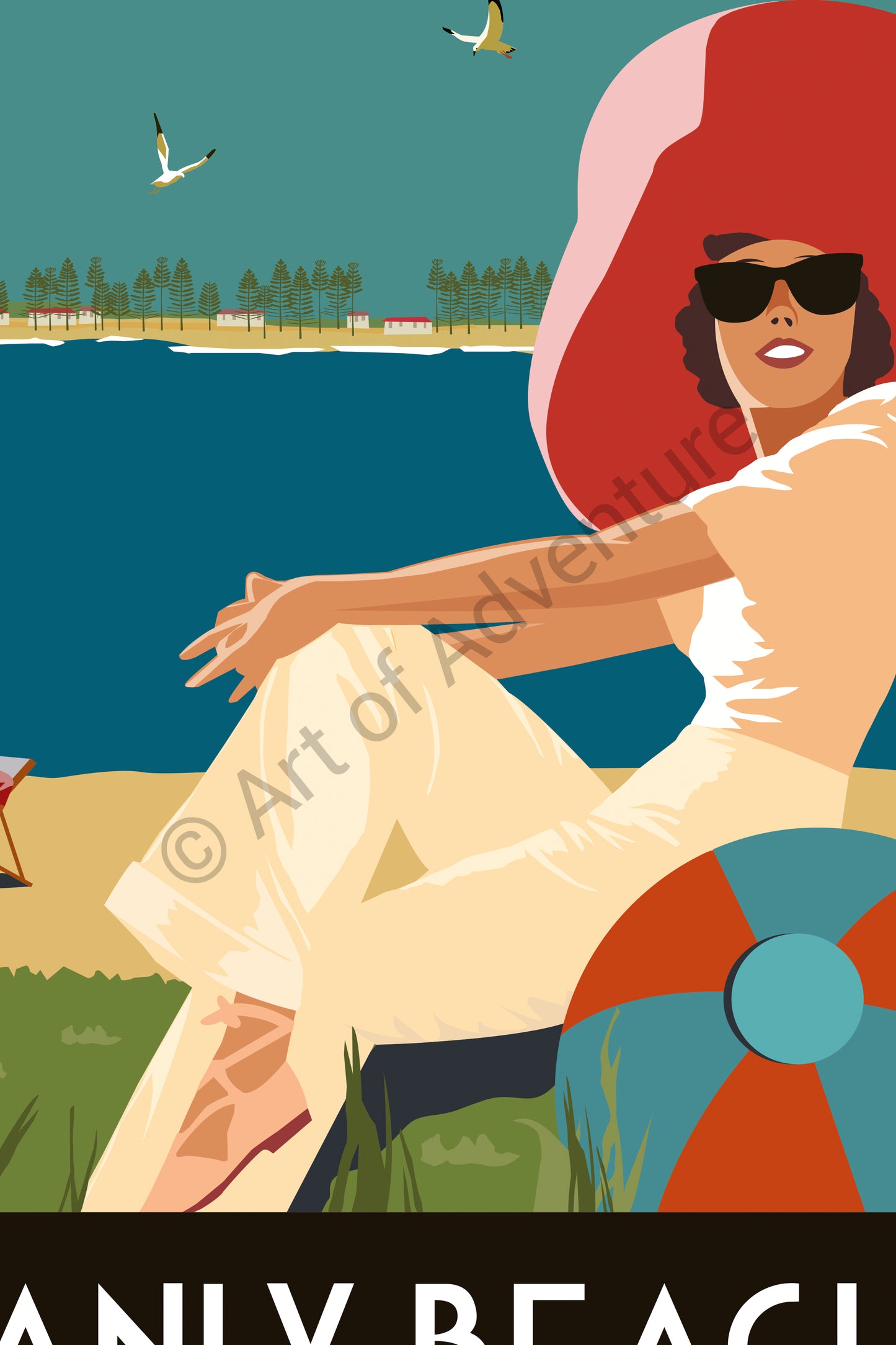 Manly Beach Mini Print