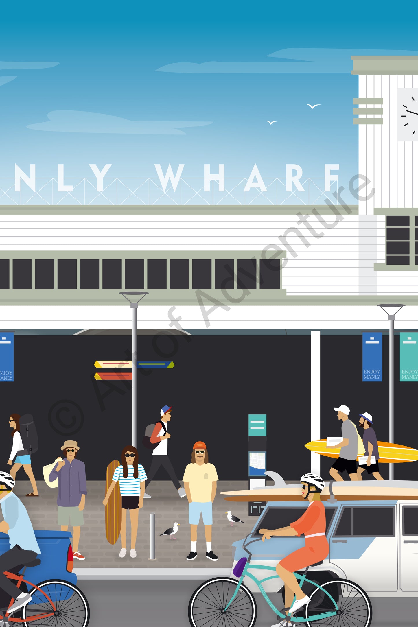 Manly Wharf Street – Sydney