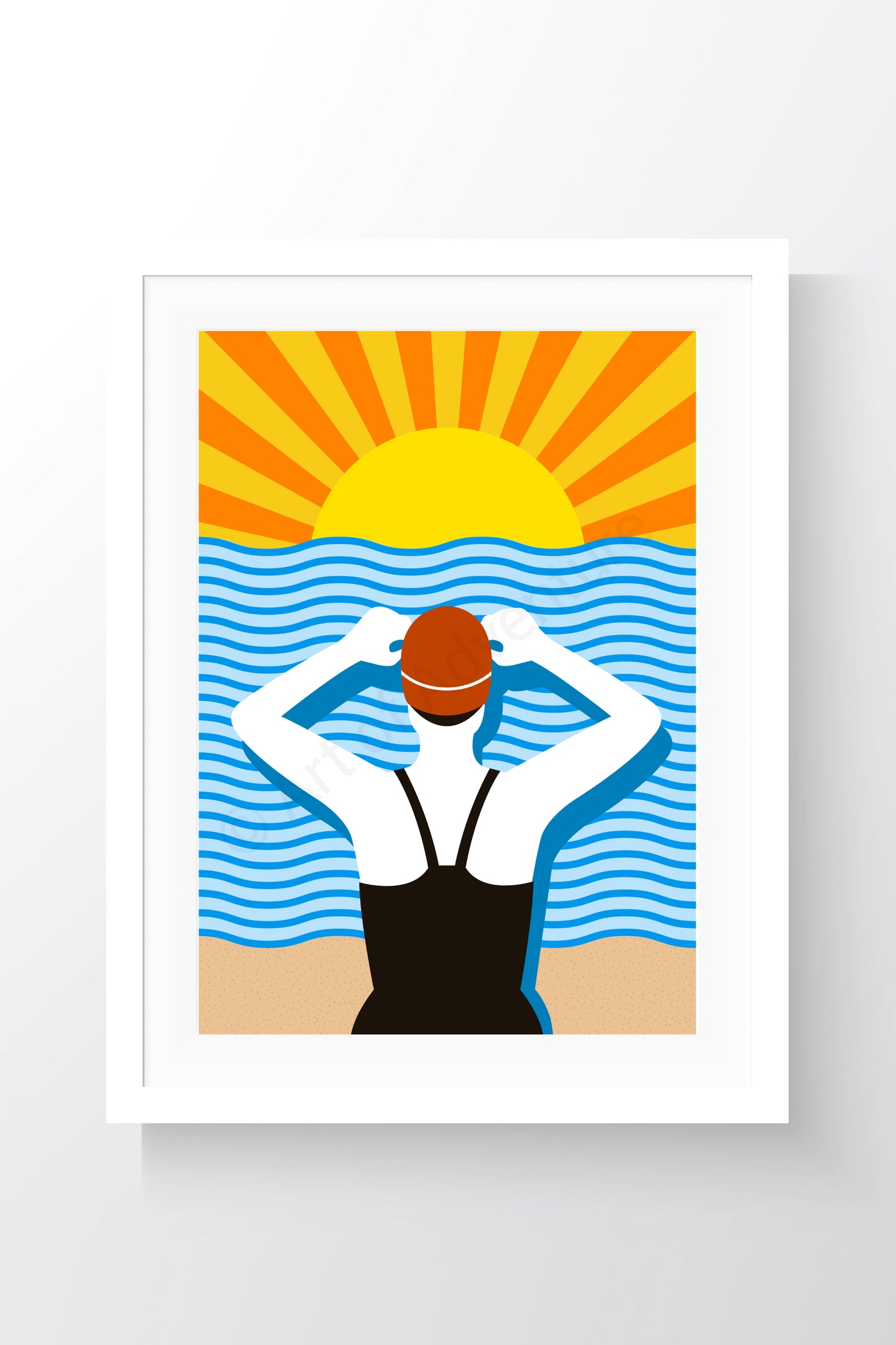 Swimmer Standing