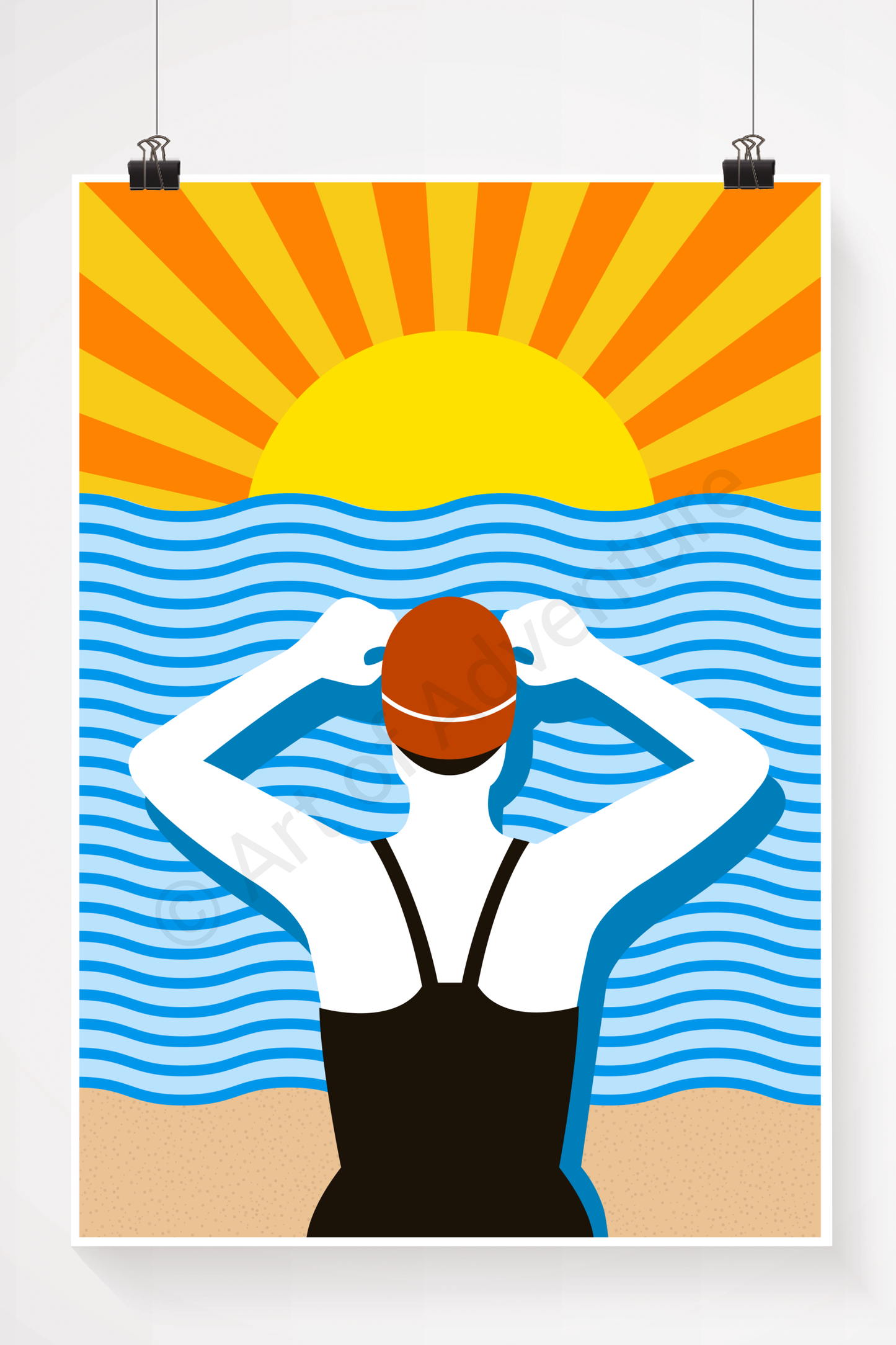 Swimmer Standing