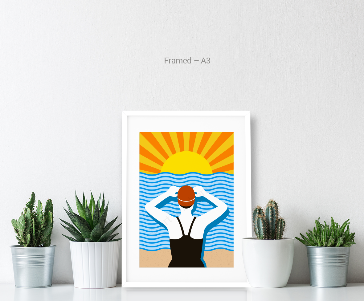 Swimmer Standing