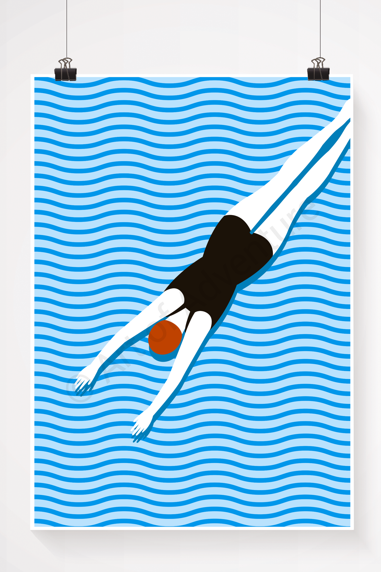 Solo Swimmer