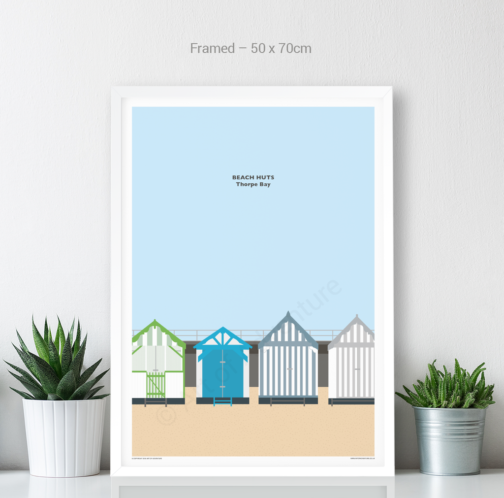 Beach Huts Portrait – Thorpe Bay