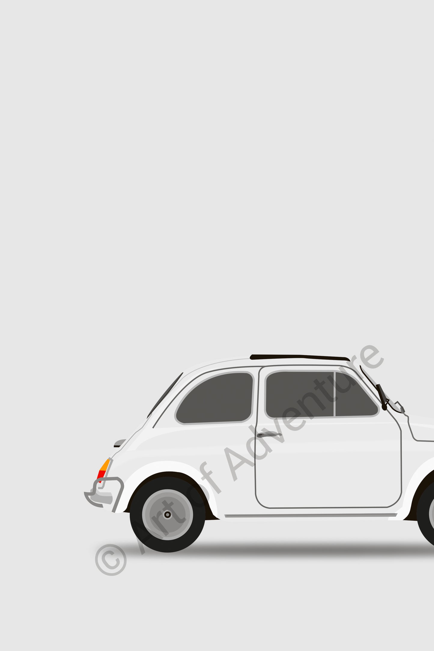 Fiat 500 White