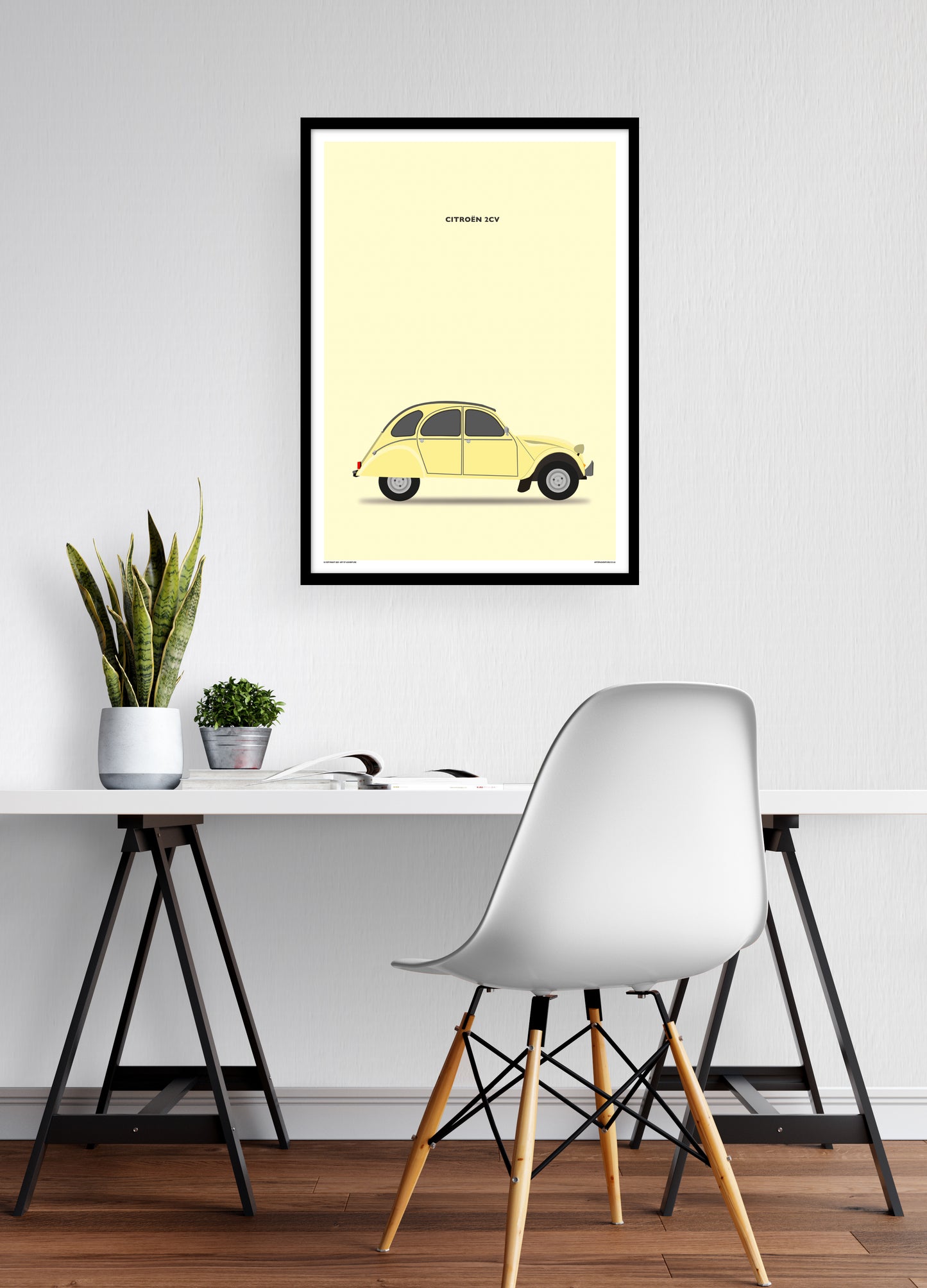 Citroën 2CV Yellow