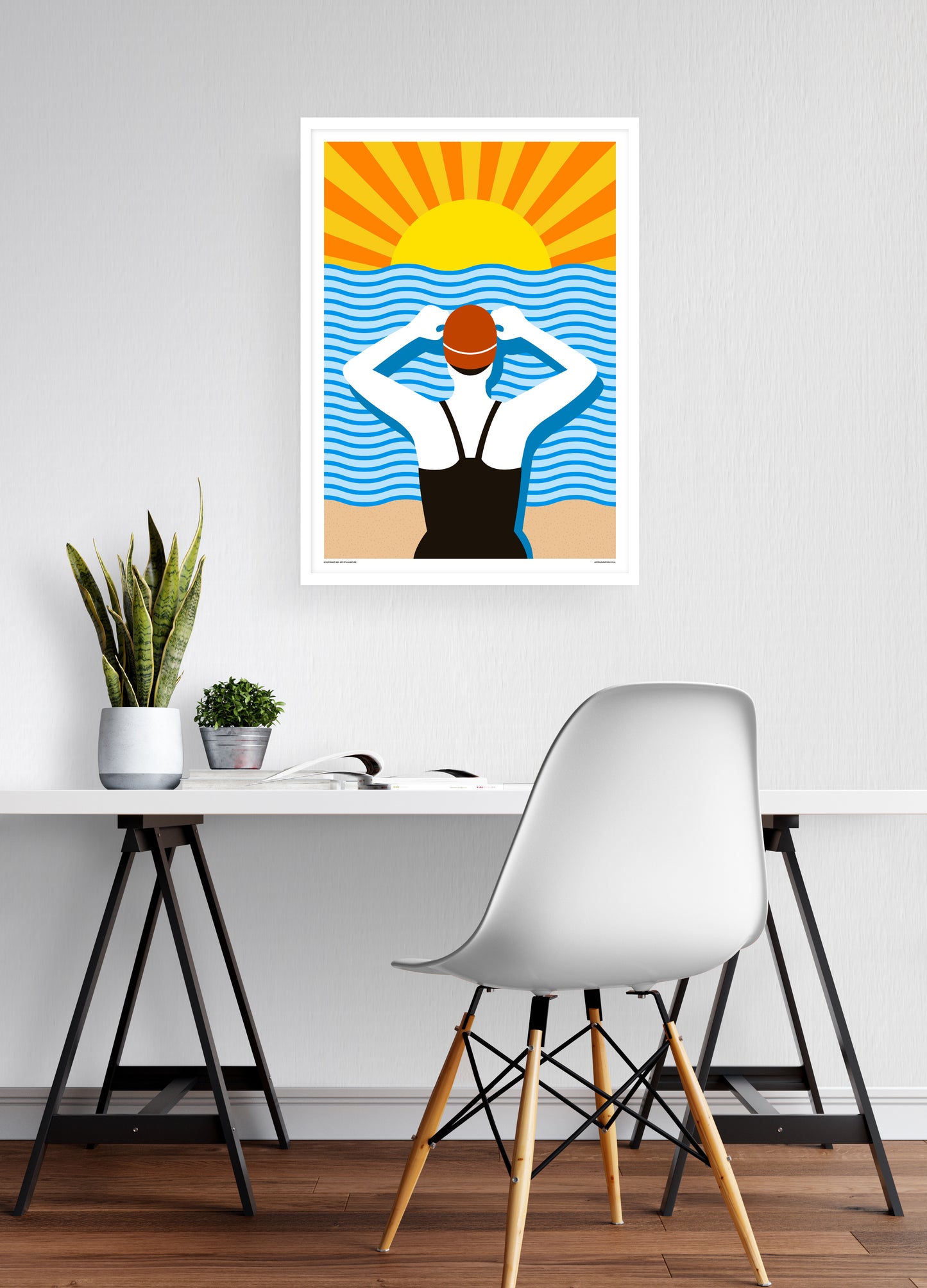 Swimmer Standing