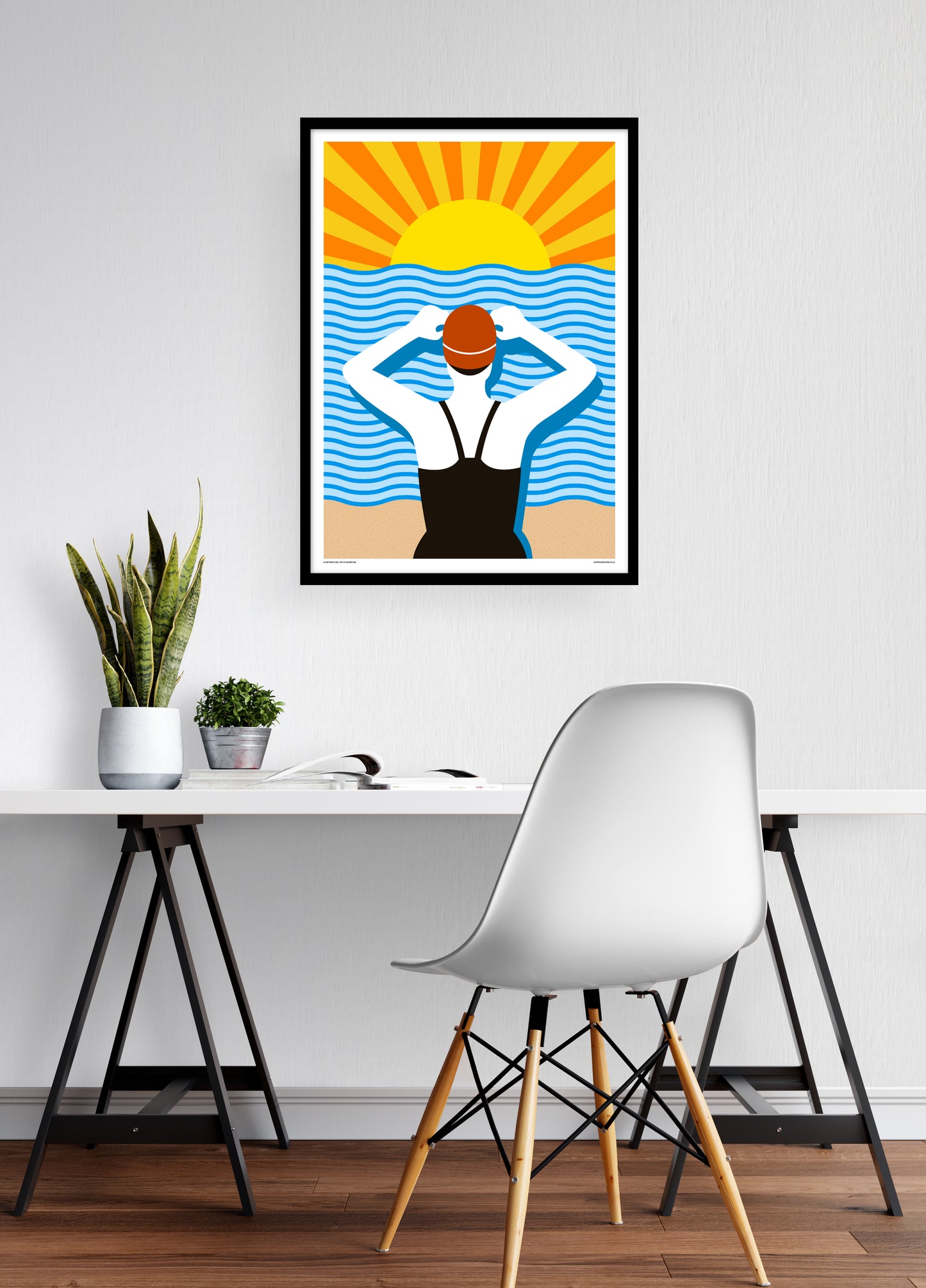 Swimmer Standing