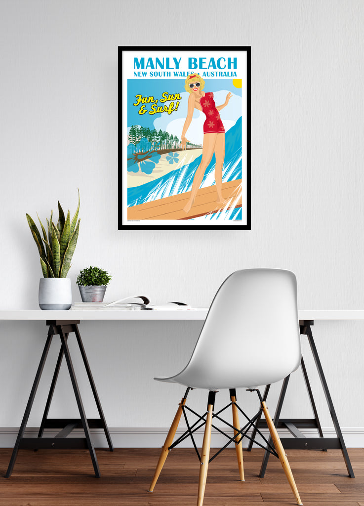 Blonde Surfer Girl – Manly Beach