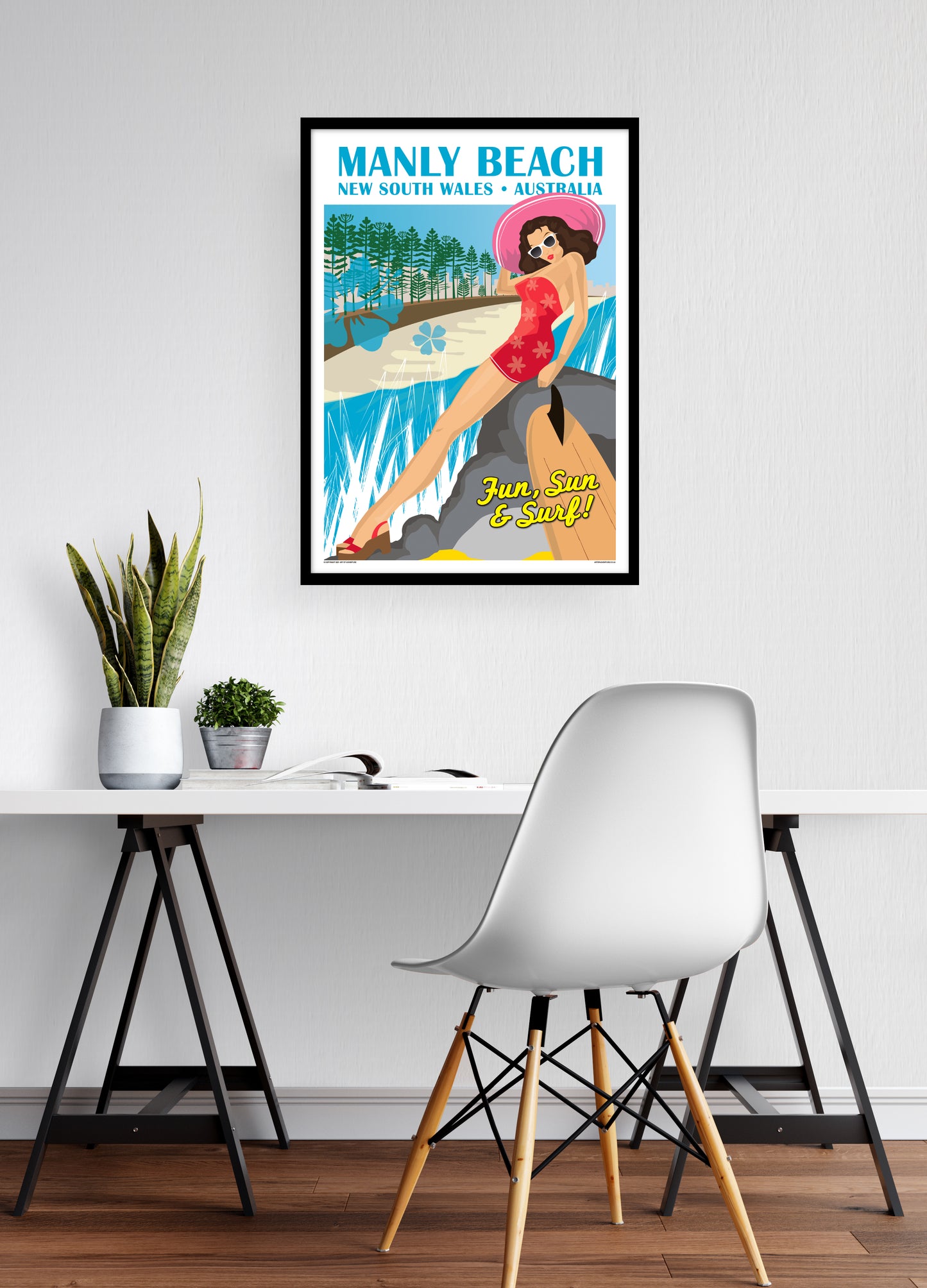 Surfer Girl In Hat – Manly Beach