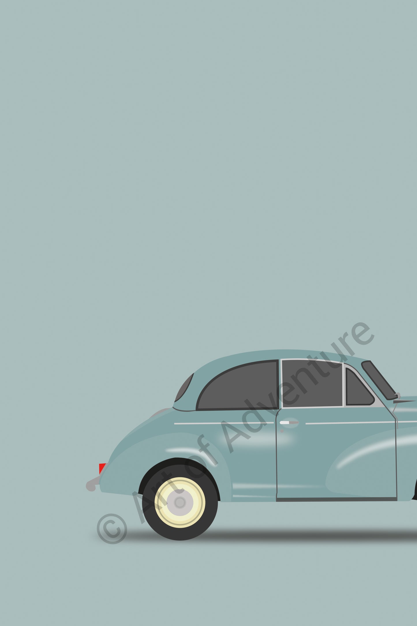 Morris Minor Blue