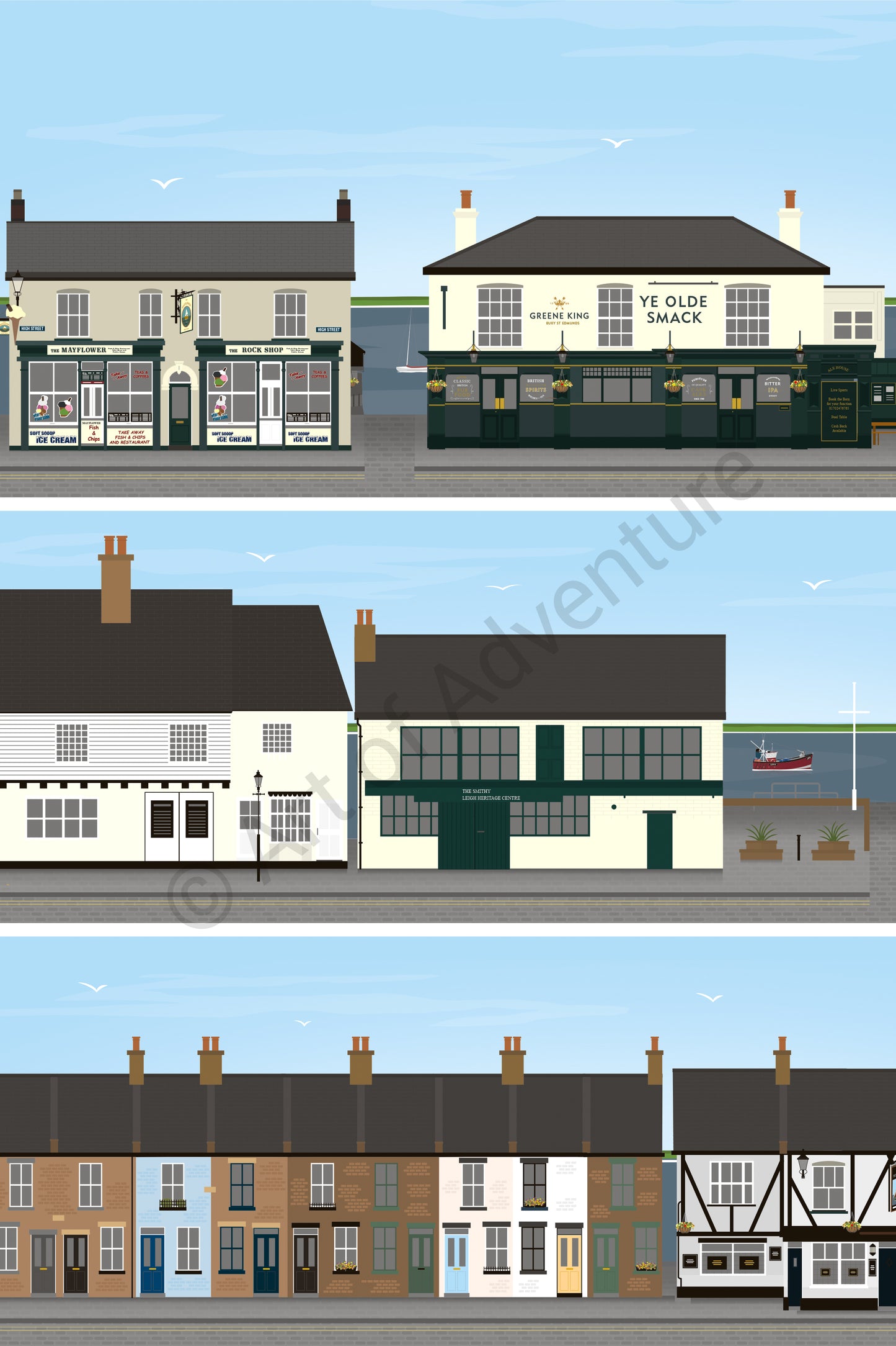 Old Leigh Buildings