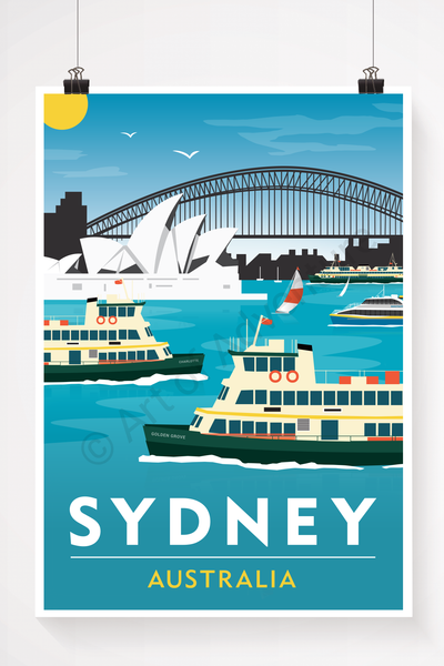Harbour Ferries Daytime – Sydney - Art of Adventure