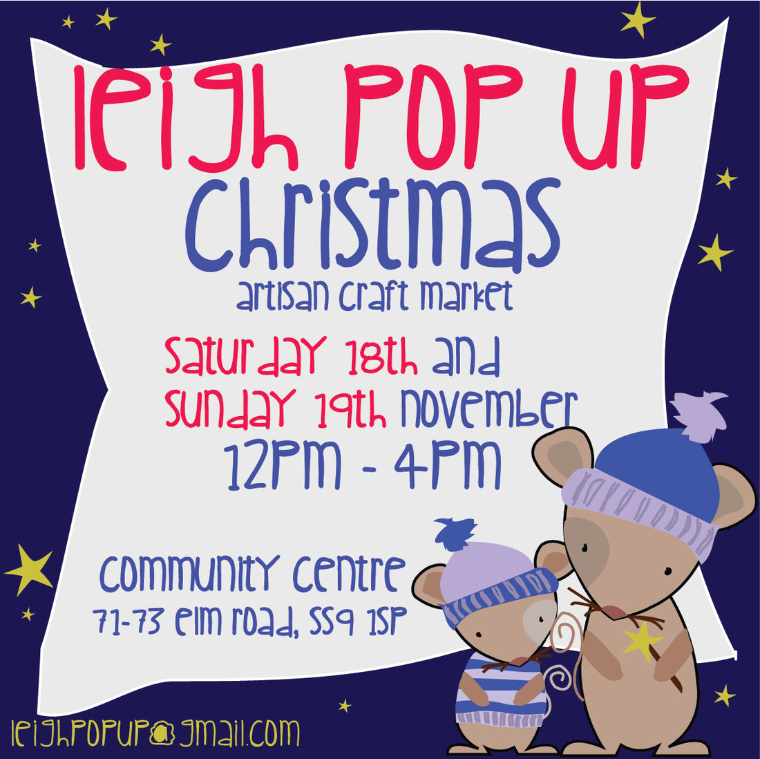 Leigh Pop Up Christmas Market 2023