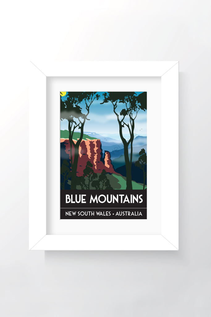 Blue Mountains Mini Print