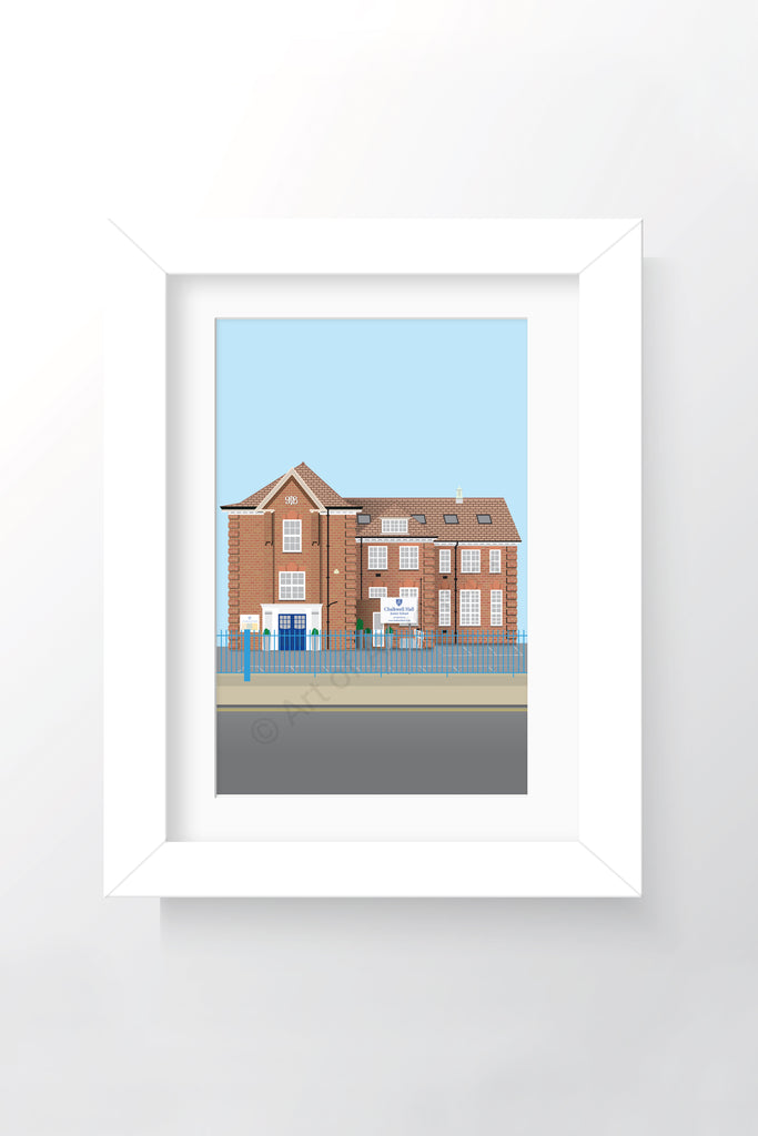 Chalkwell Hall Junior School Mini Print – Chalkwell