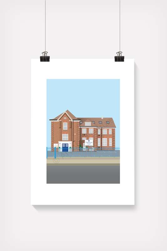 Chalkwell Hall Junior School Mini Print – Chalkwell