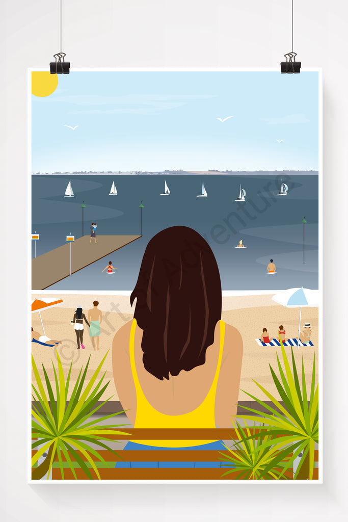 Chalkwell Swimmer – Chalkwell Beach