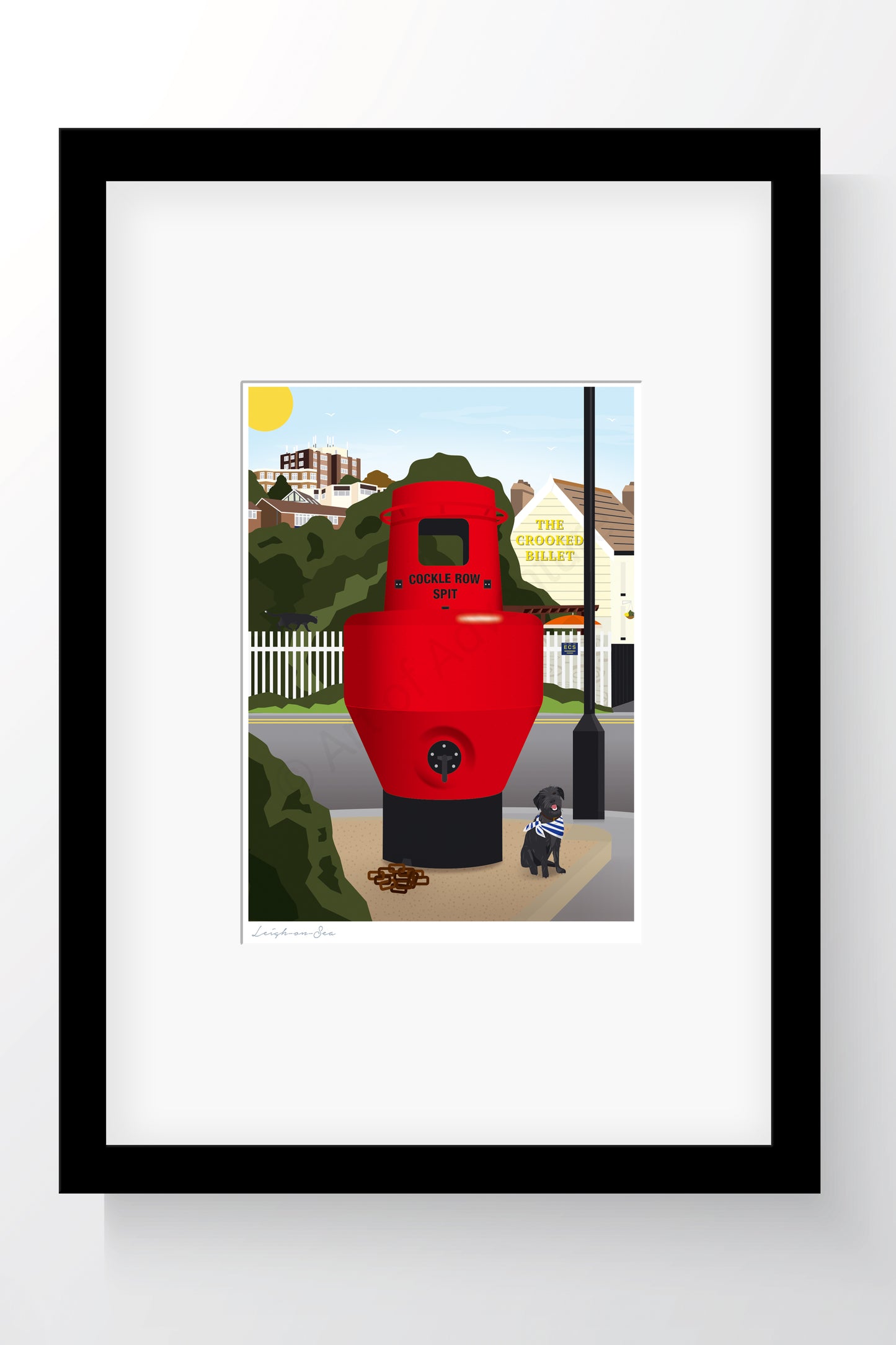 Cockle Row Spit Mini Print – Leigh-on-Sea