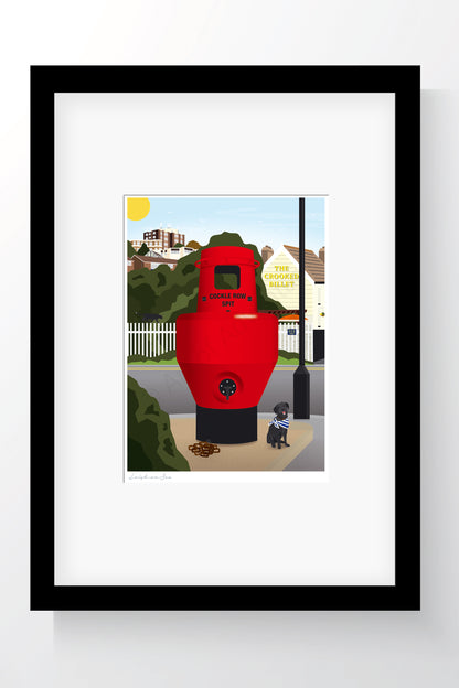 Cockle Row Spit Mini Print – Leigh-on-Sea