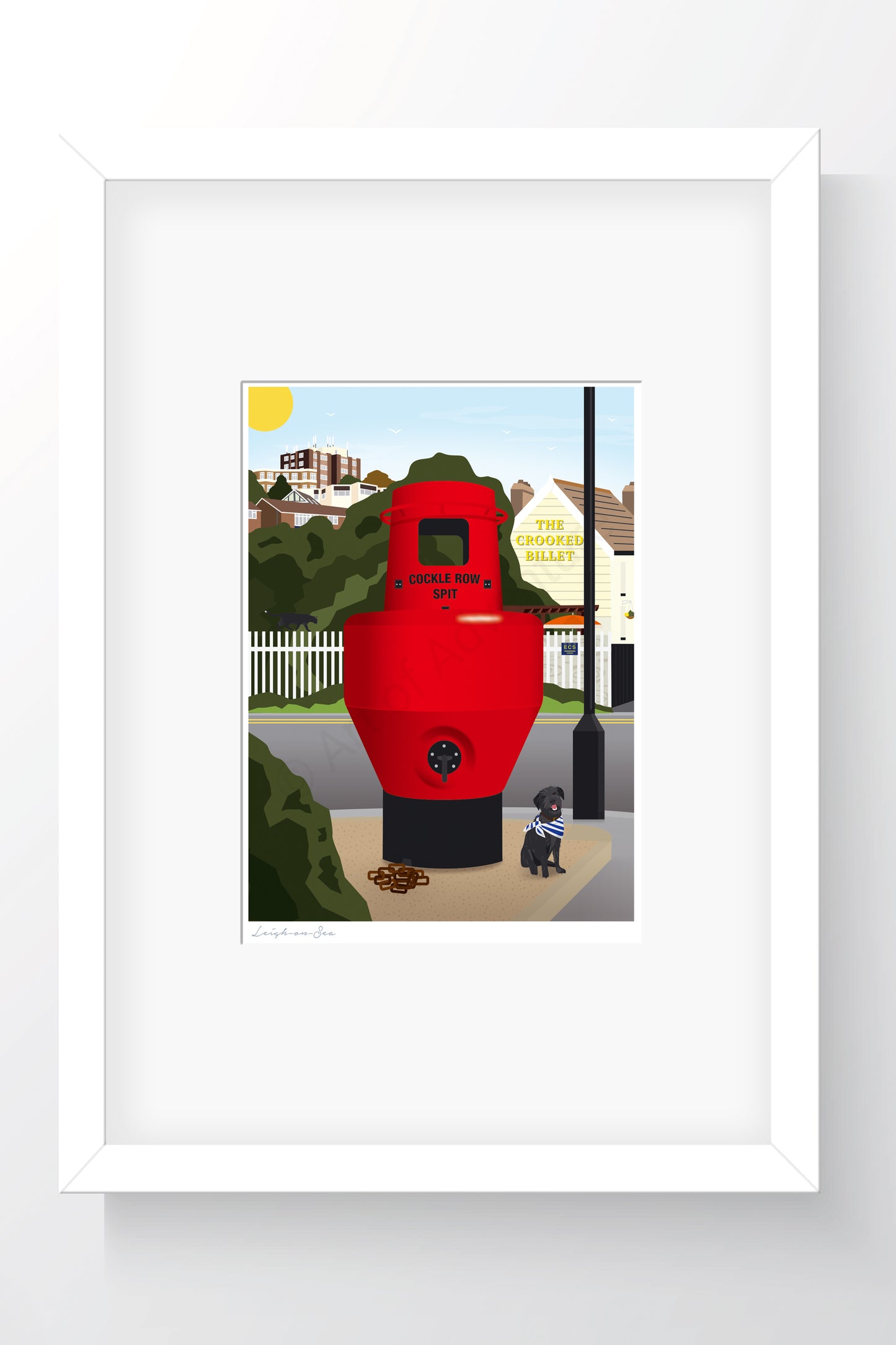 Cockle Row Spit Mini Print – Leigh-on-Sea