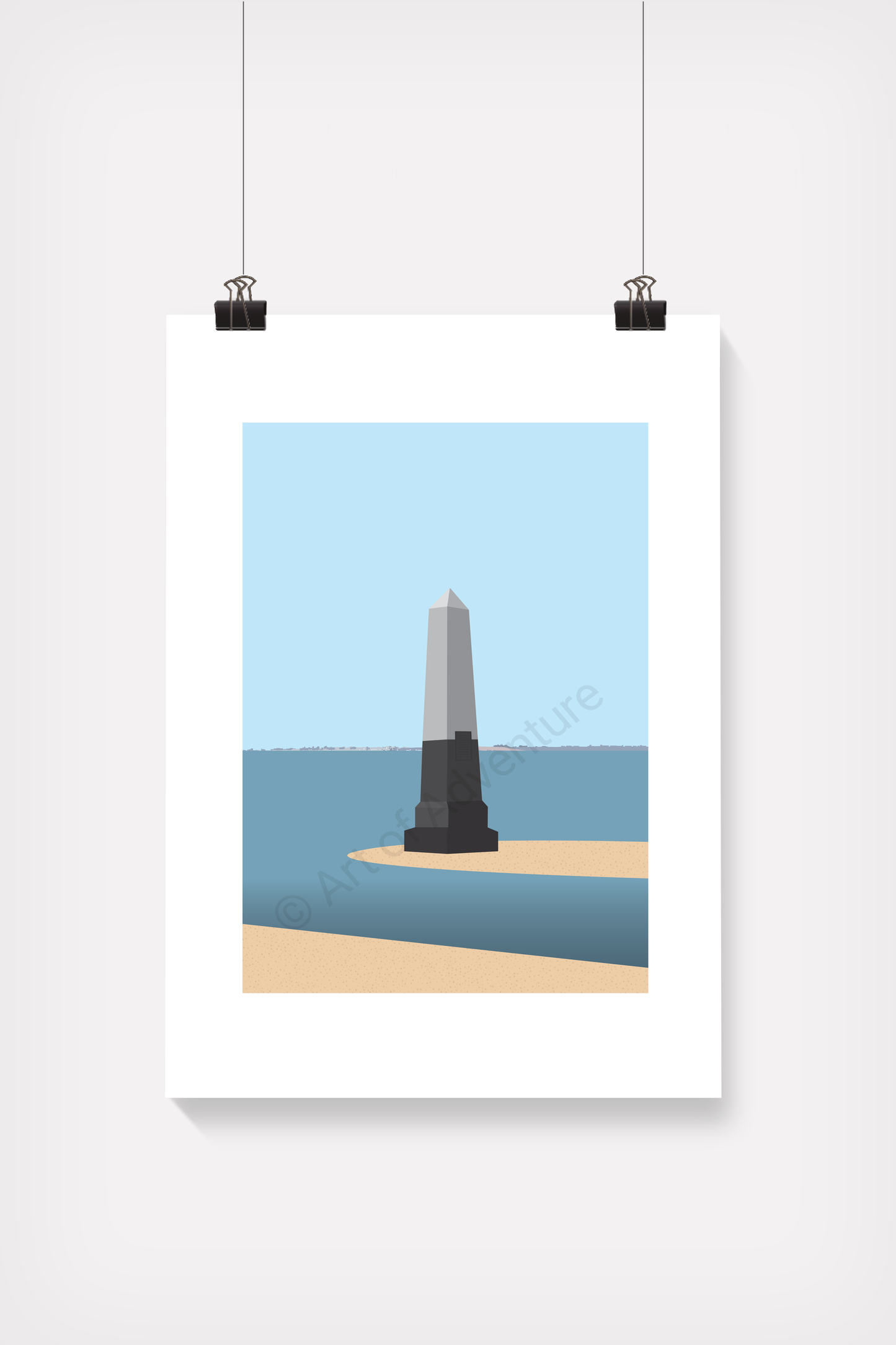 Crowstone Mini Print – Chalkwell