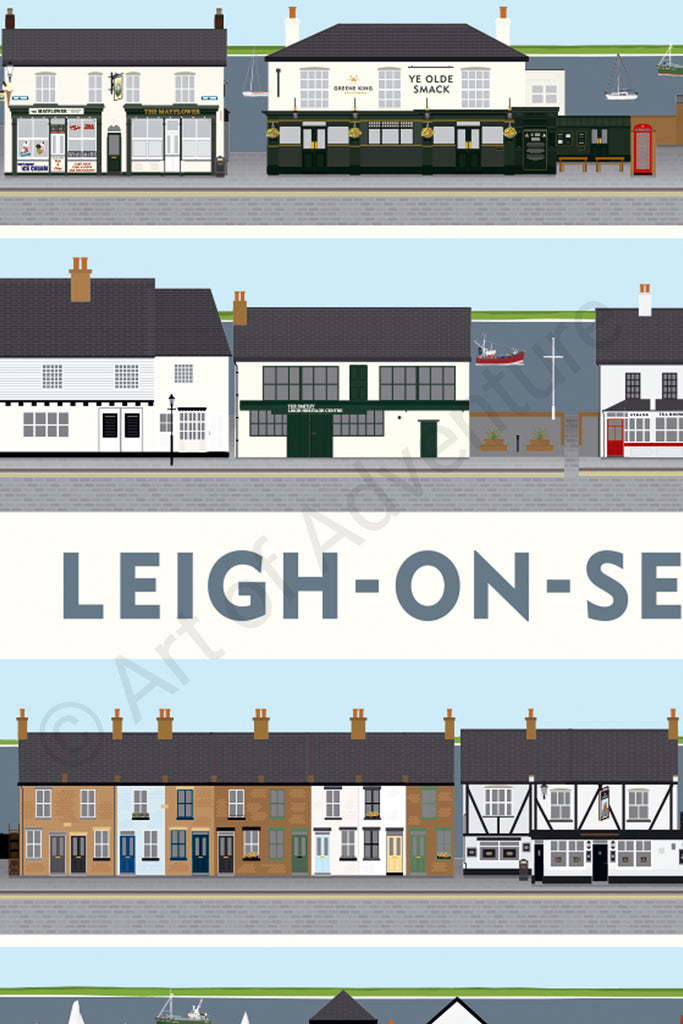 Leigh-on-Sea Fridge Magnet