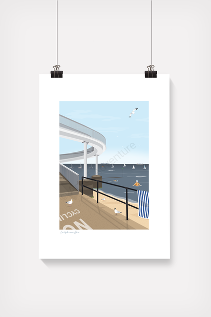 Gypsy Bridge Swim – Mini Print