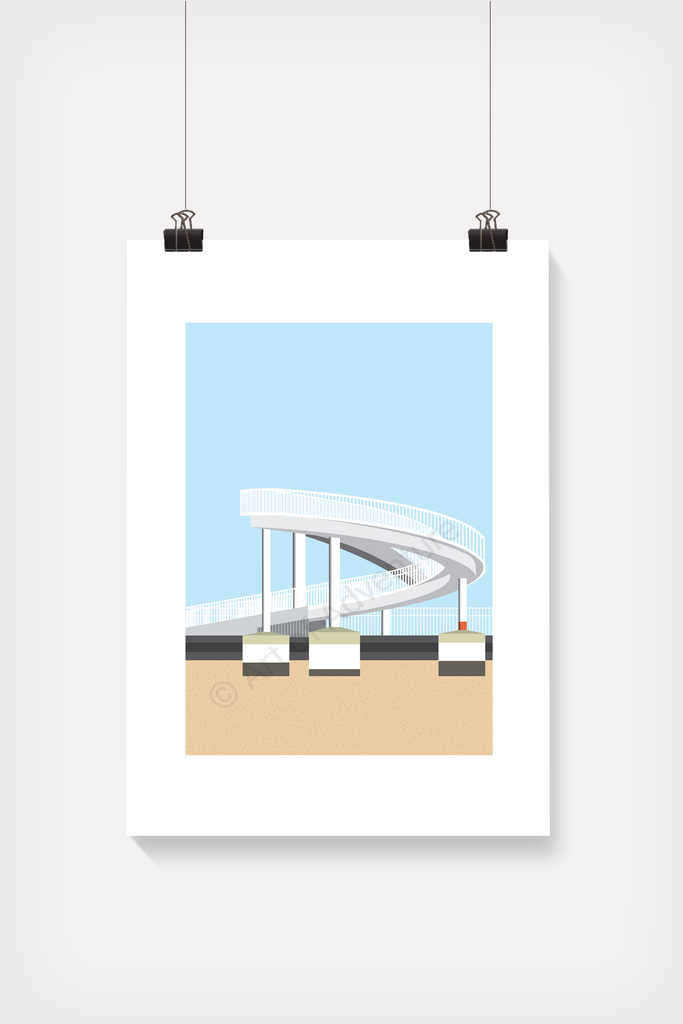 Gypsy Bridge Mini Print – Leigh-on-Sea