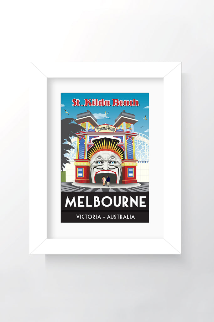 Melbourne St.Kilda Mini Print