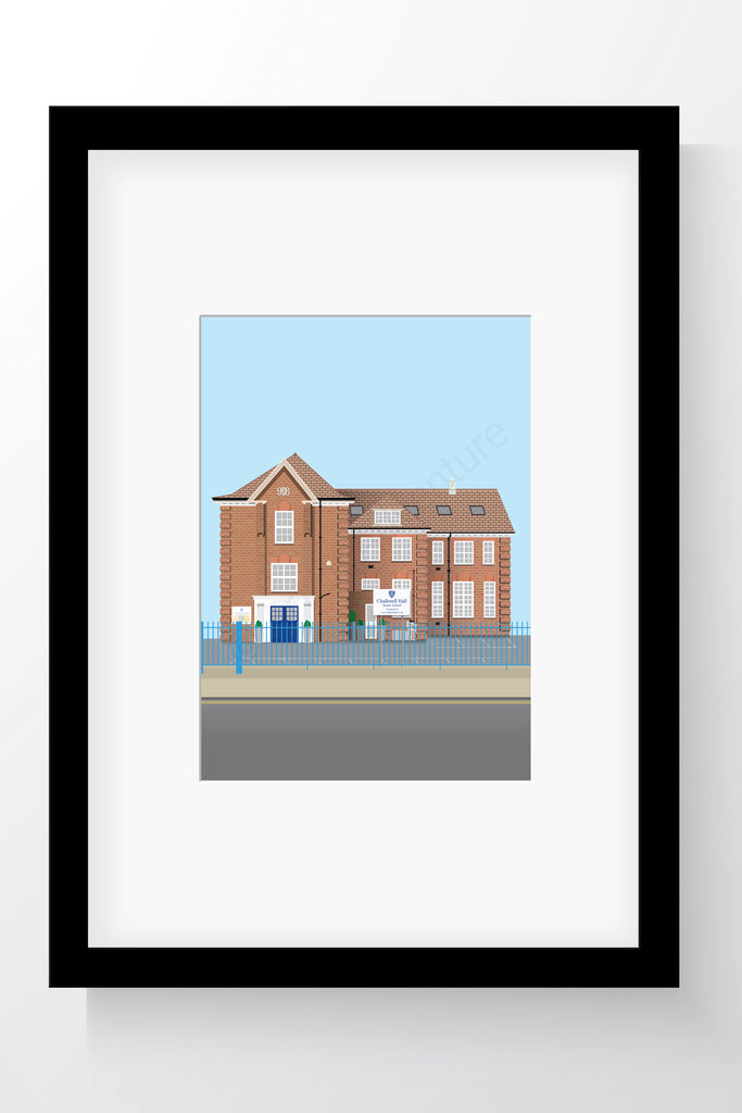 Chalkwell Hall Junior School Mini Print – Chalkwell