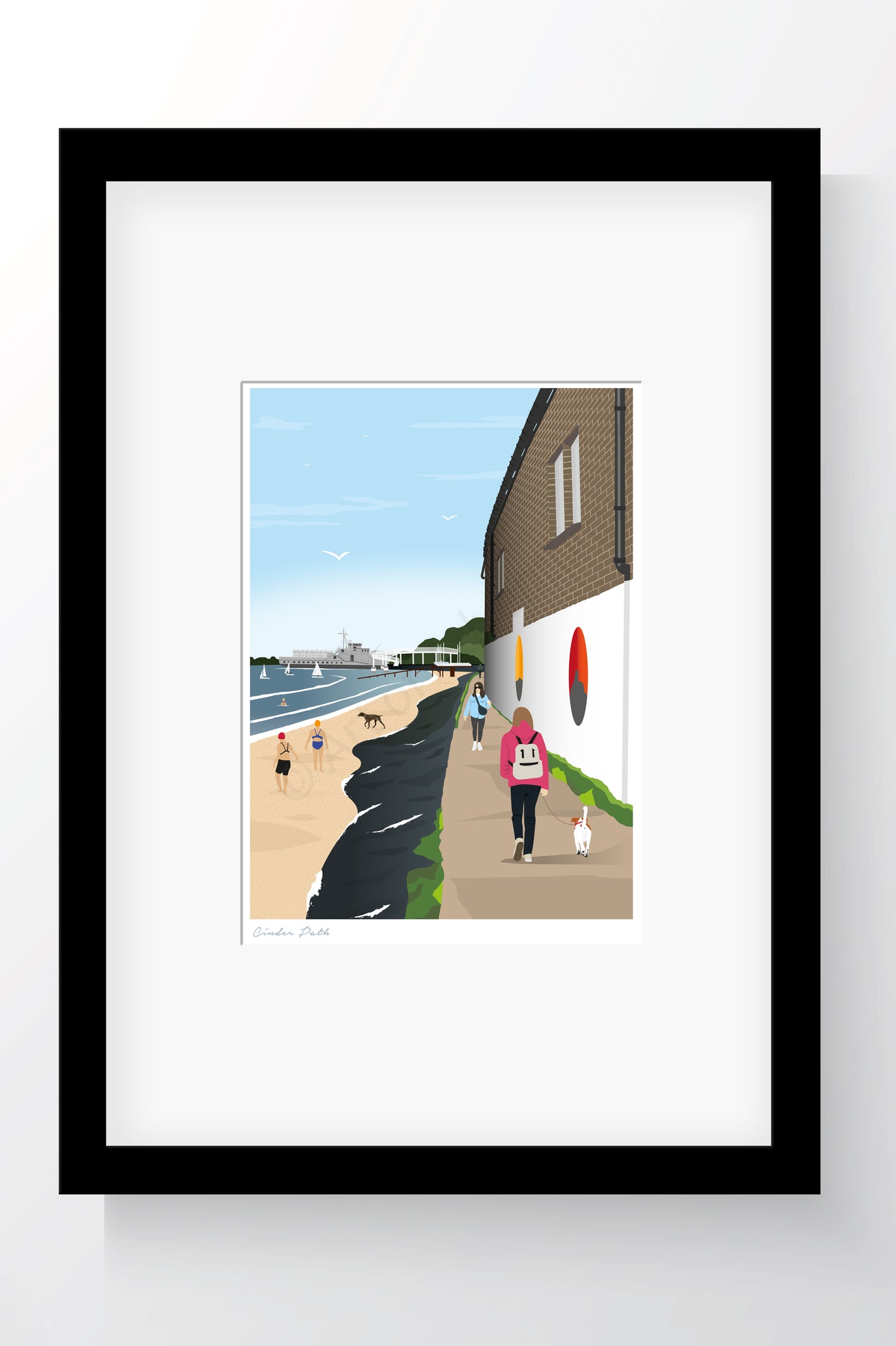 Cinder Path Mini Print – Leigh-on-Sea