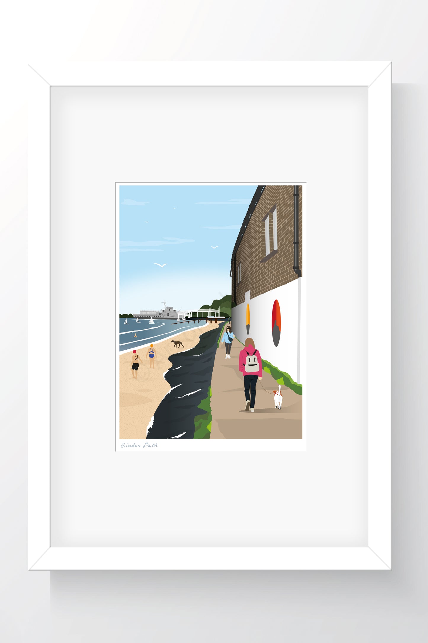 Cinder Path Mini Print – Leigh-on-Sea