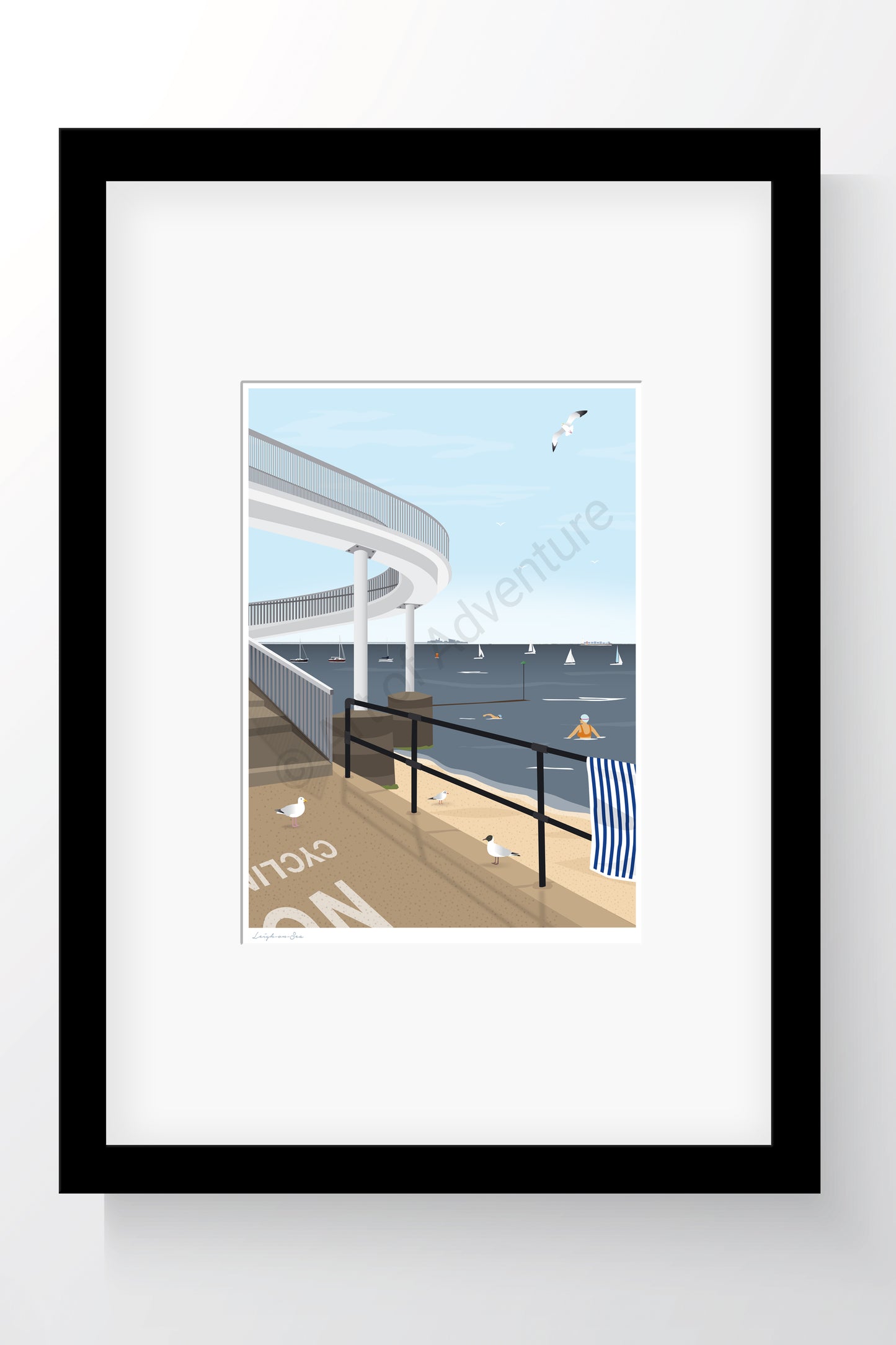 Gypsy Bridge Swim – Mini Print