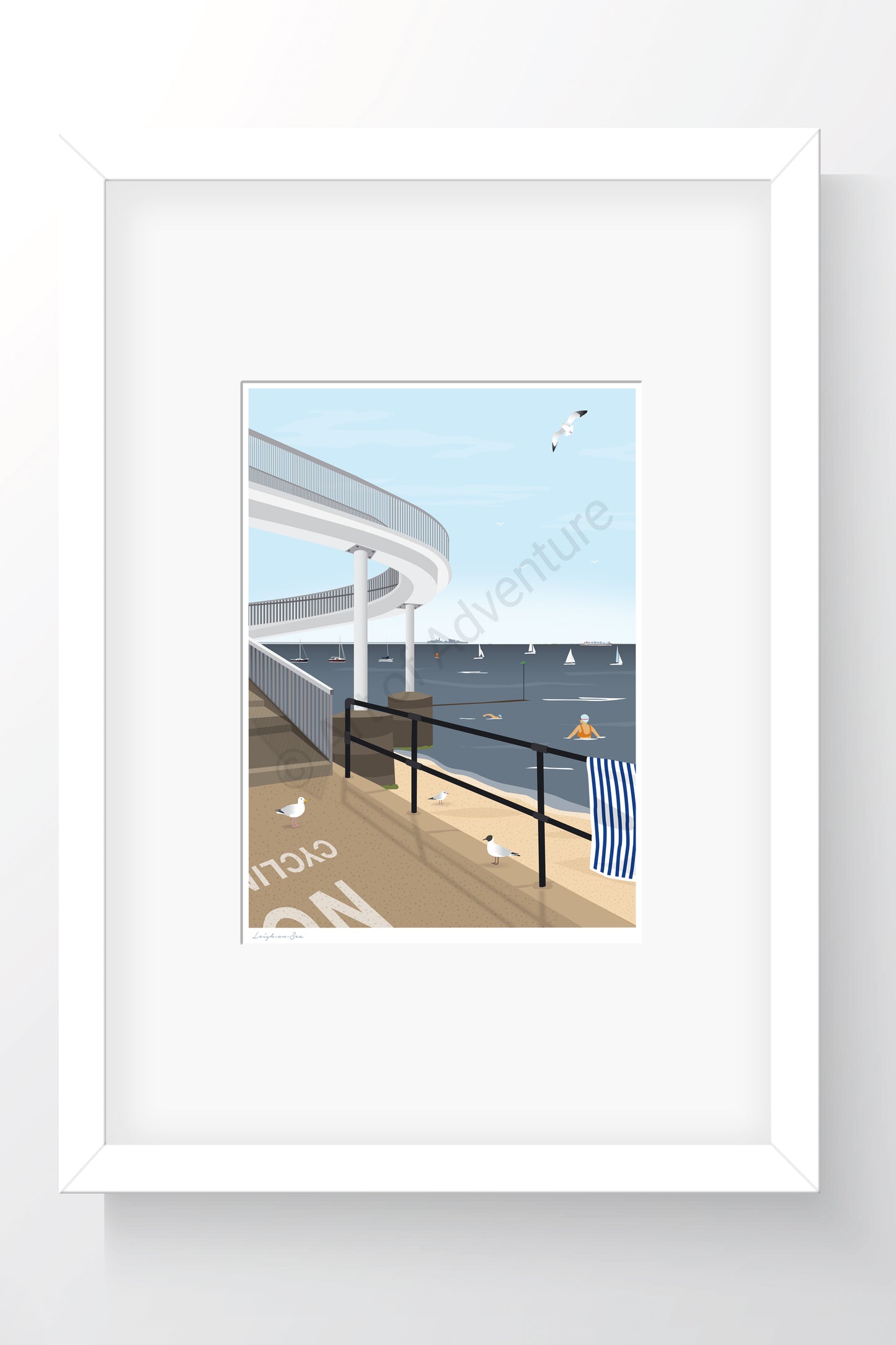 Gypsy Bridge Swim – Mini Print