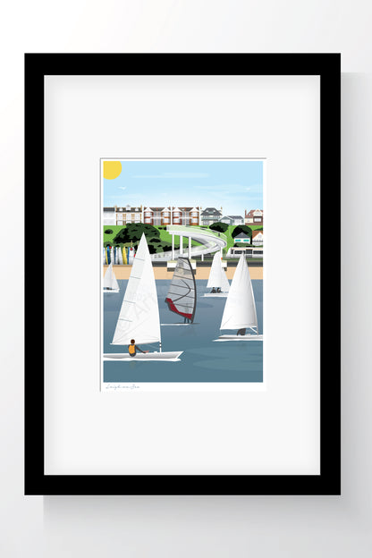 Gypsy Bridge Mini Print – Leigh-on-Sea