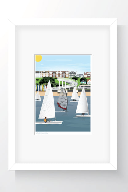 Gypsy Bridge Mini Print – Leigh-on-Sea
