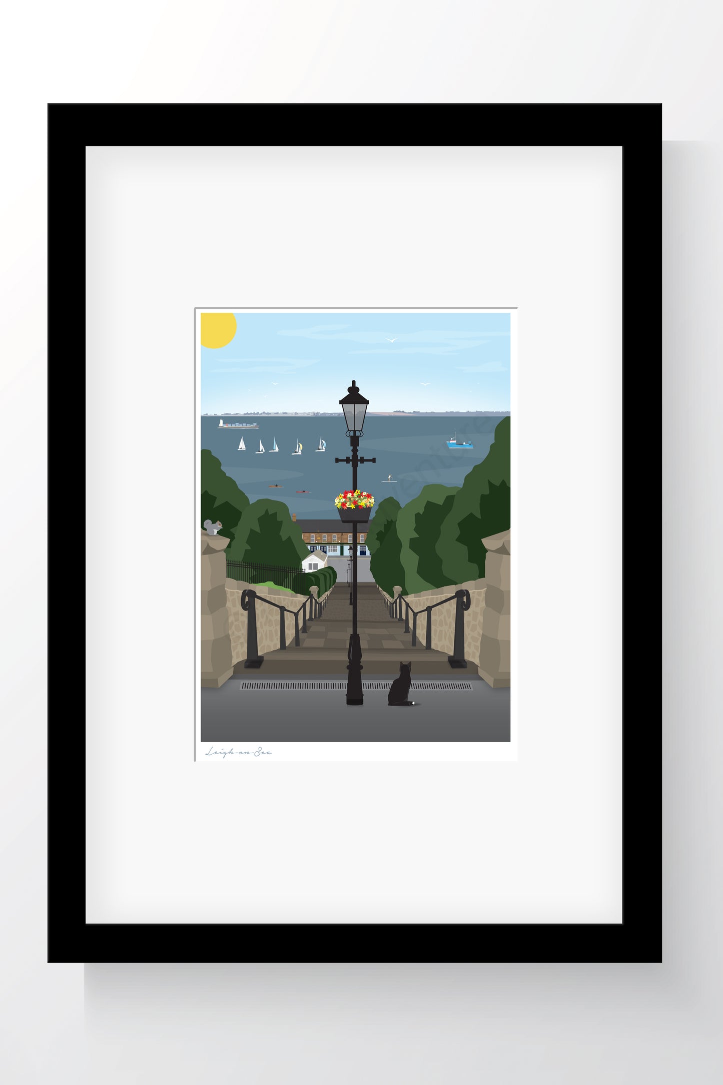 Steps Mini Print – Leigh-on-Sea