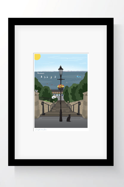 Steps Mini Print – Leigh-on-Sea